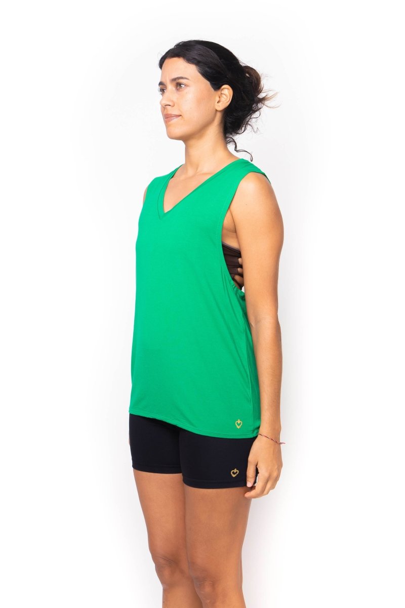 Lusaka, Bamboo Spandex, Top Sport Yoga - Love Anchor Bali