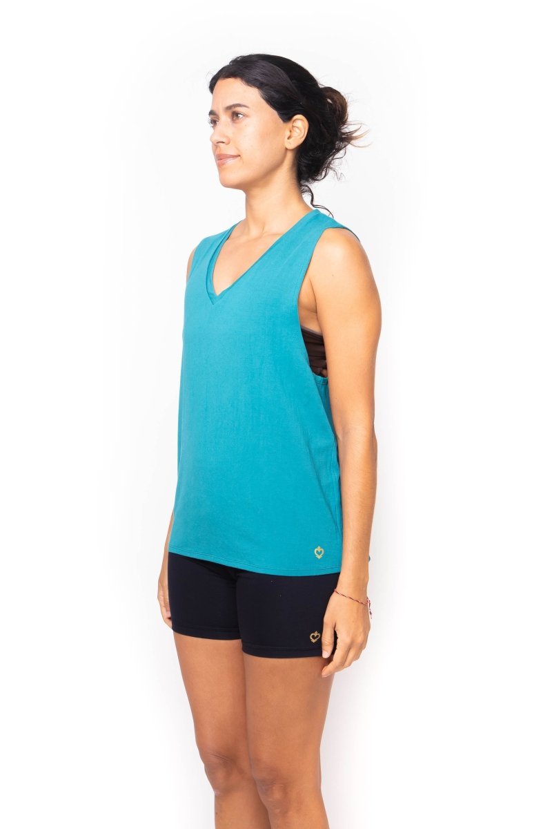 Lusaka, Bamboo Spandex, Top Sport Yoga - Love Anchor Bali