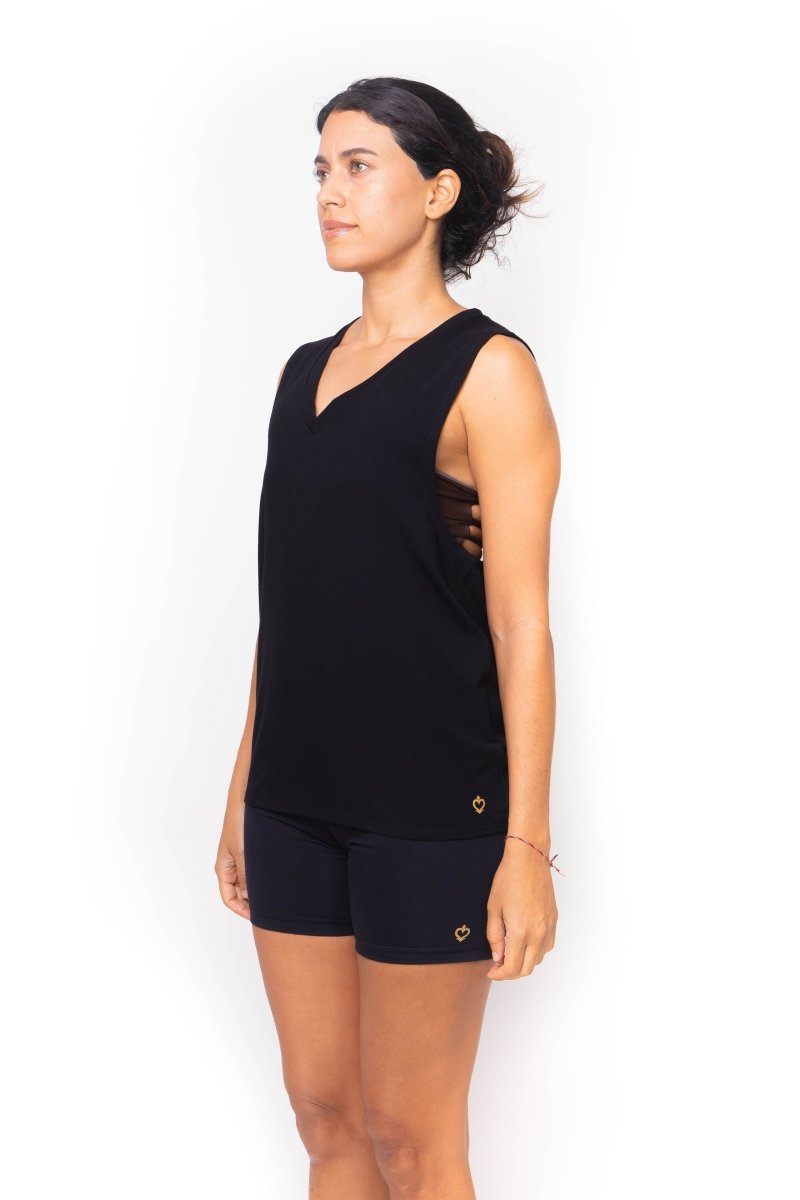 Lusaka, Bamboo Spandex, Top Sport Yoga - Love Anchor Bali