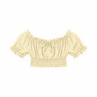 March, Plain, Kids Crop Top - Love Anchor Bali