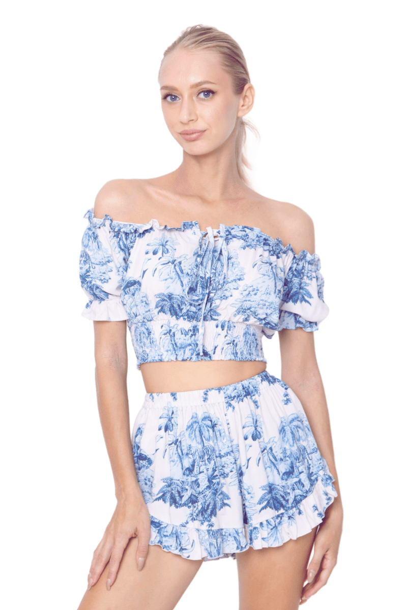 March, Tropical, Cropped Top - Love Anchor Bali