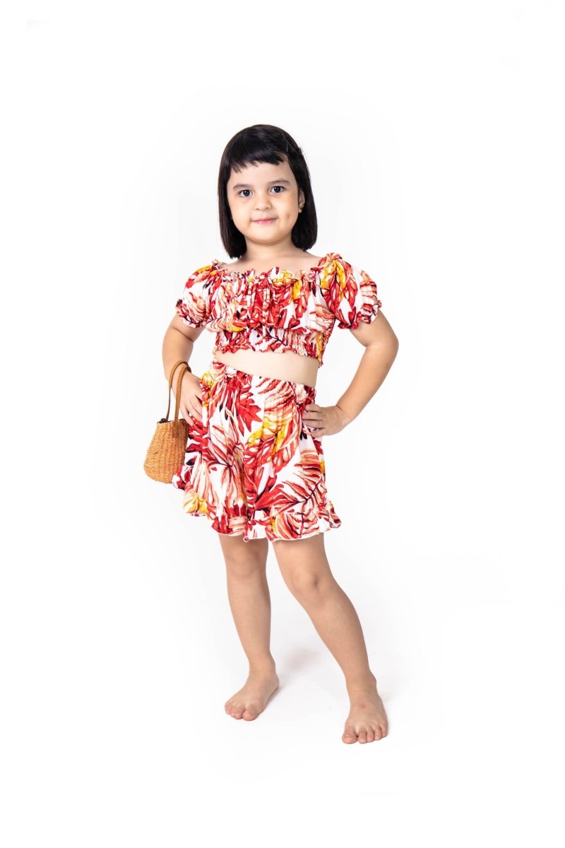 March, Tropical, Girl Top - Love Anchor Bali