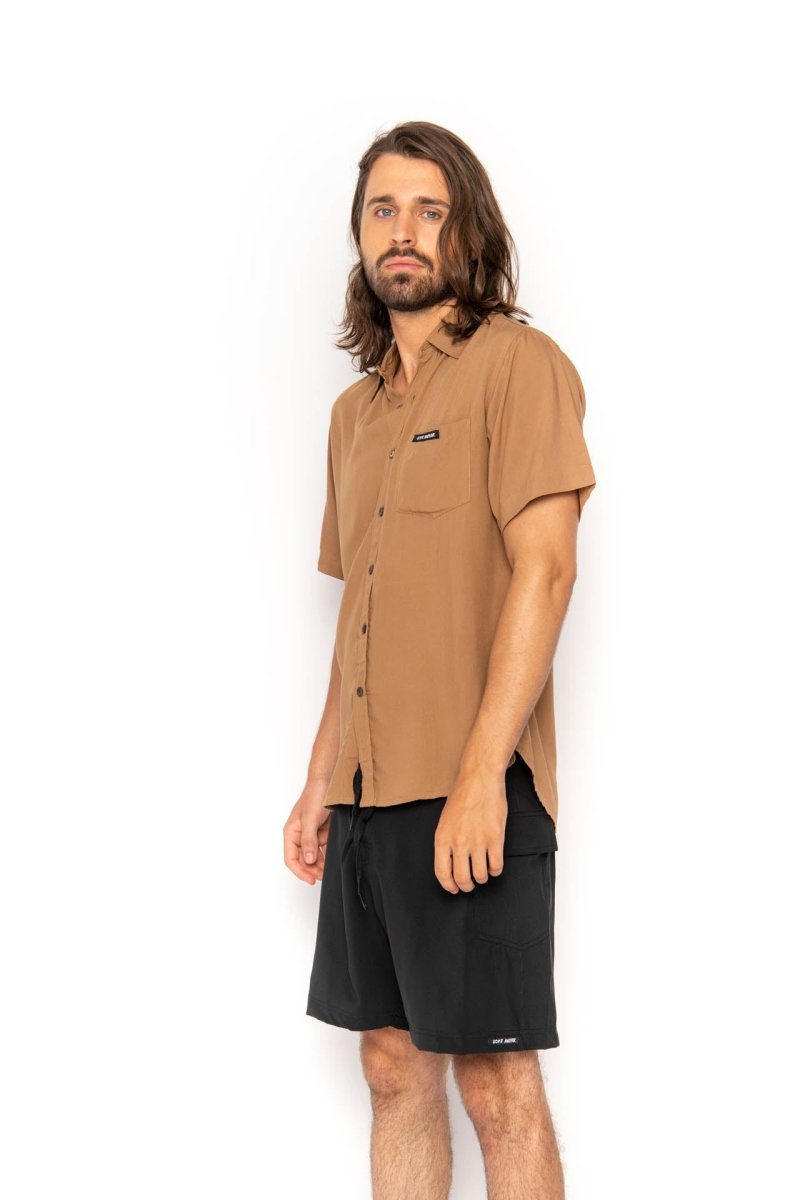 Men's Tropical Plain, Shirt - Love Anchor Bali