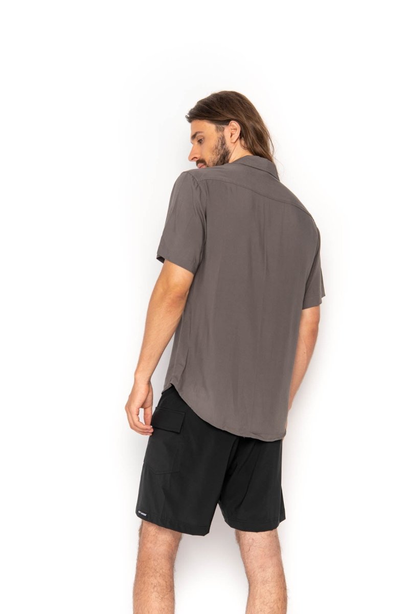 Men's Tropical Plain, Shirt - Love Anchor Bali