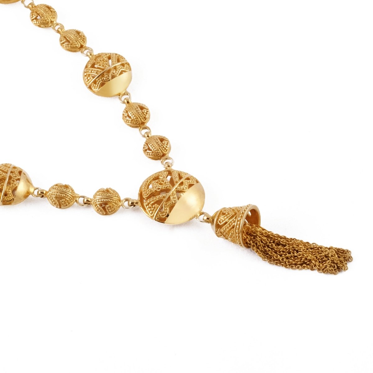 Necklace Songket Gold - Love Anchor Bali