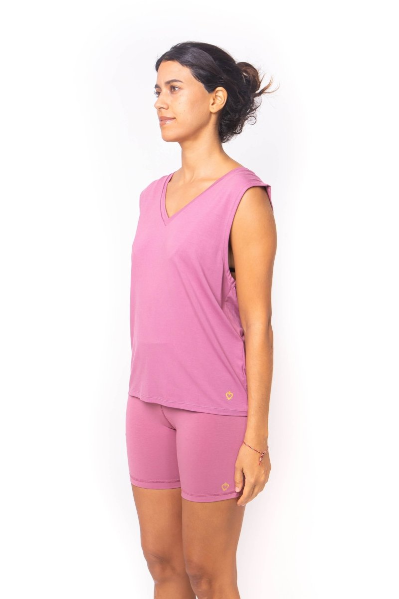 Nikosia, Bamboo Spandex, Top Sport Yoga - Love Anchor Bali