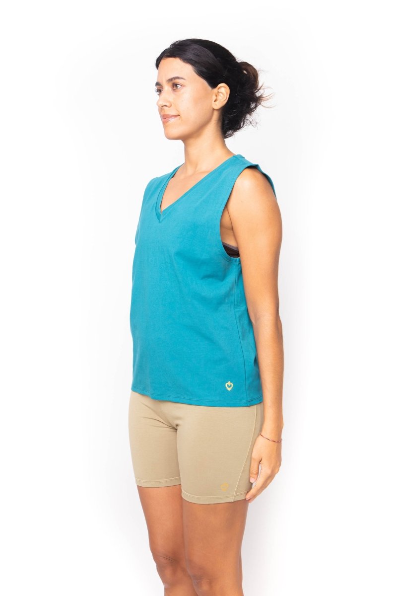 Nikosia, Bamboo Spandex, Top Sport Yoga - Love Anchor Bali