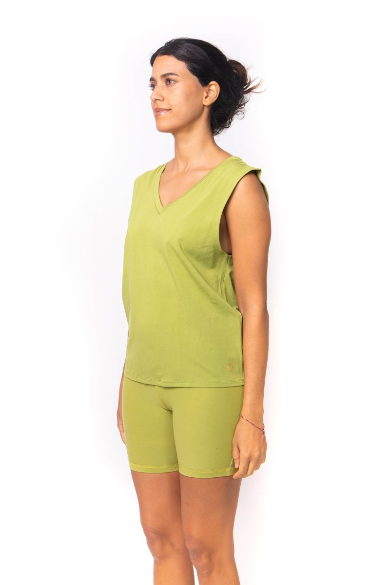 Nikosia, Bamboo Spandex, Top Sport Yoga - Love Anchor Bali