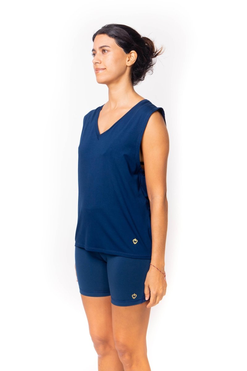 Nikosia, Bamboo Spandex, Top Sport Yoga - Love Anchor Bali