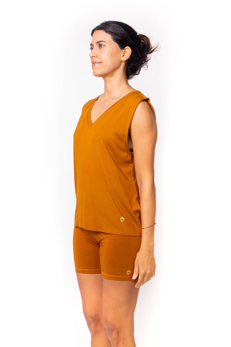 Nikosia, Bamboo Spandex, Top Sport Yoga - Love Anchor Bali