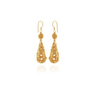 Ombak Segara Drop Teardrop Earring Gold - Love Anchor Bali