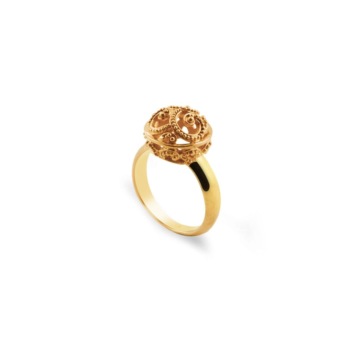 Ombak Segara Mini Cocktail Ring Gold - Love Anchor Bali