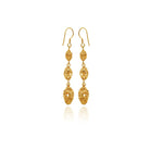 Ombak Segara Triple Ball Dangling Gold - Love Anchor Bali