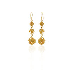 Ombak Segara Triple Ball Dangling Gold - Love Anchor Bali