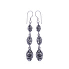 Ombak Segara Triple Ball Earring - Love Anchor Bali