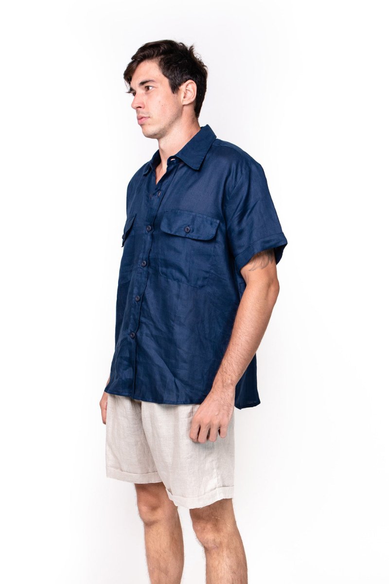 Pasut, Linen, Shirt - Love Anchor Bali