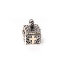 Pendant Two Tone Square Motif - Love Anchor Bali