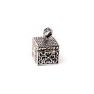 Pendant Two Tone Square Motif - Love Anchor Bali