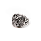Ring Plain Square Motif - Love Anchor Bali