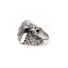 Ring Plain Square Motif - Love Anchor Bali