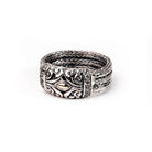 Ring White Cz Two Tone - Love Anchor Bali