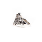 Ring White Topaz Two Tone - Love Anchor Bali