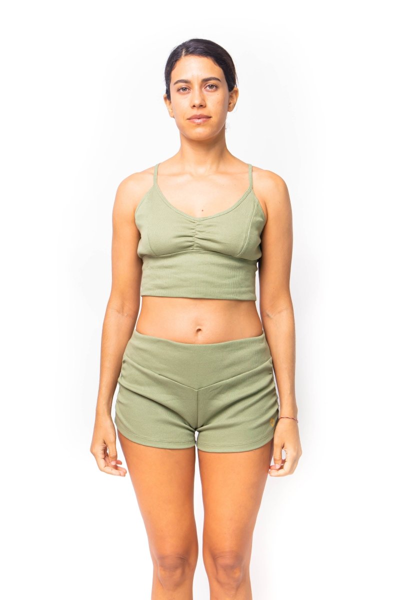 Roseau, Bamboo Spandex, Top Sport Yoga - Love Anchor Bali