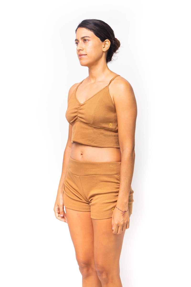 Roseau, Bamboo Spandex, Top Sport Yoga - Love Anchor Bali