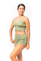 Roseau, Bamboo Spandex, Top Sport Yoga - Love Anchor Bali