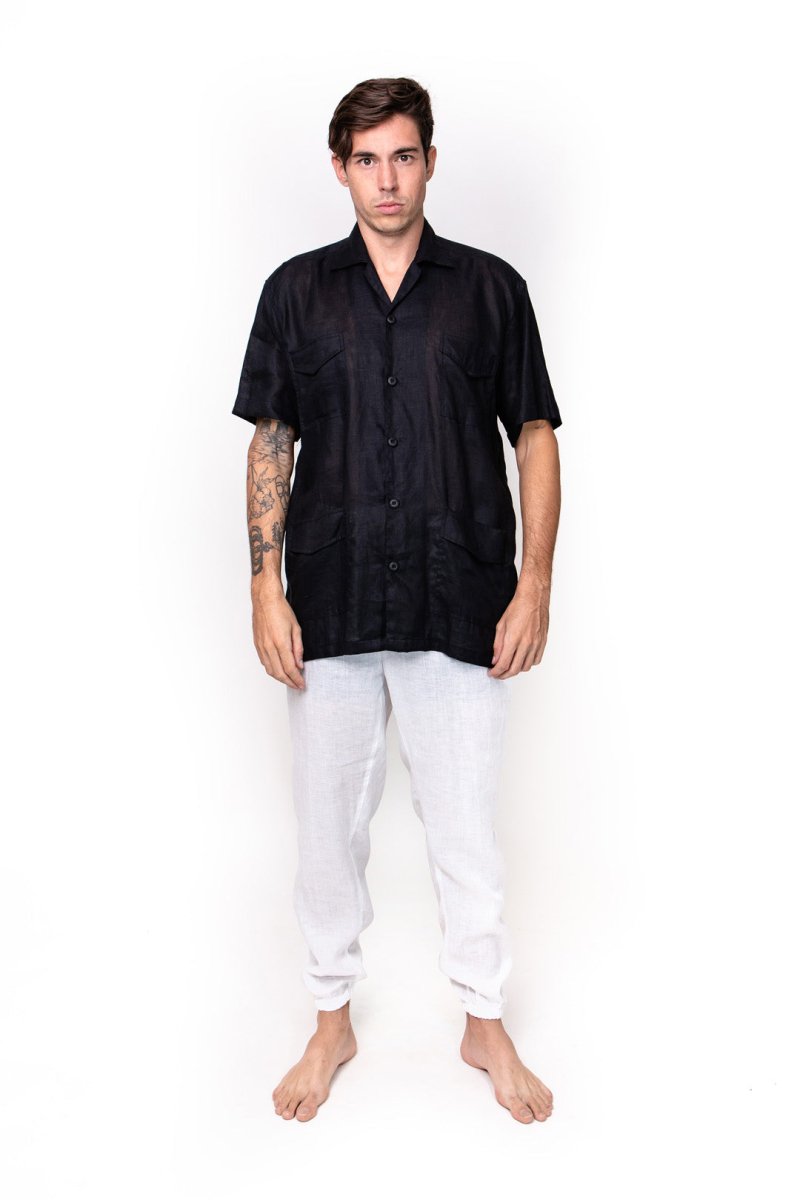 Semat, Linen, Shirt - Love Anchor Bali