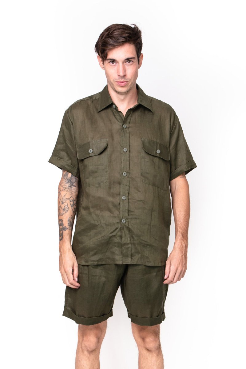 Semer, Linen, Short Pant - Love Anchor Bali