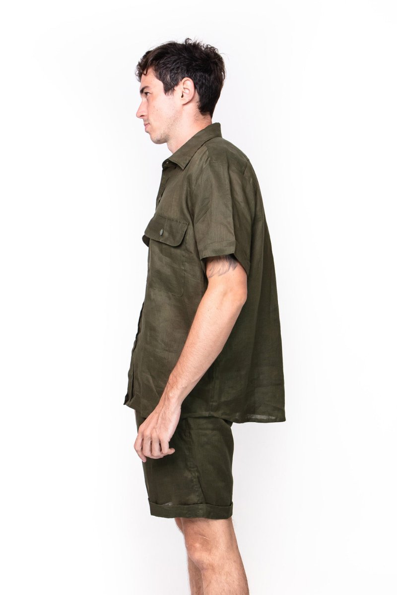 Semer, Linen, Short Pant - Love Anchor Bali