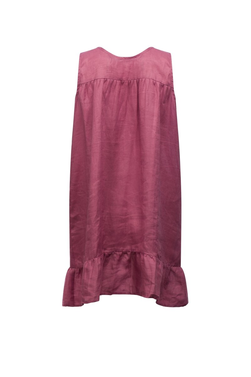 Siberia, Linen, Mini Dress - Love Anchor Bali