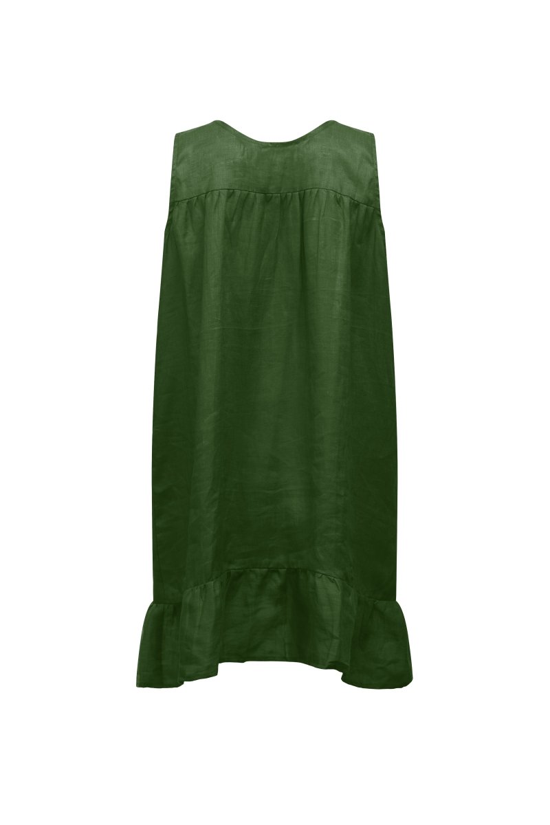 Siberia, Linen, Mini Dress - Love Anchor Bali