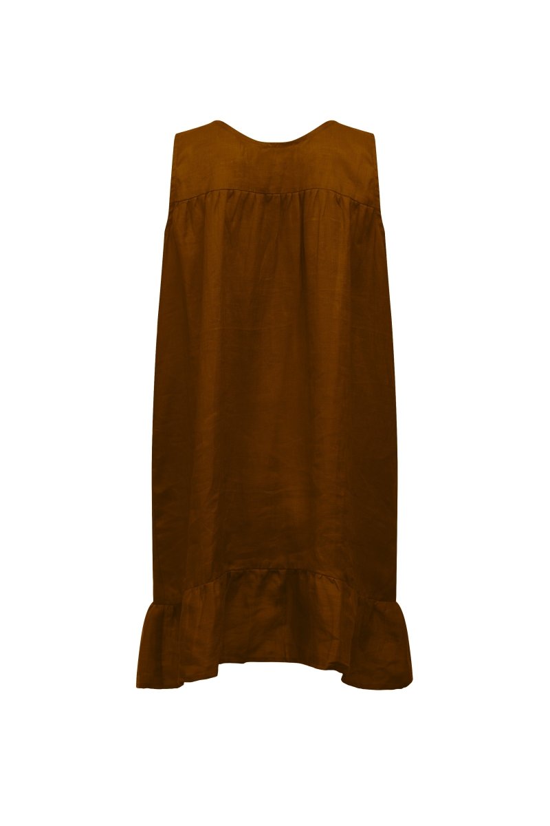Siberia, Linen, Mini Dress - Love Anchor Bali
