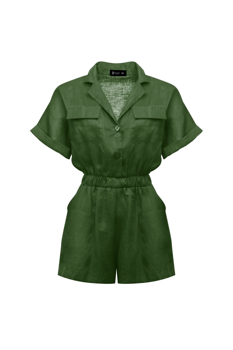 Sphinx, Linen, Playsuite - Love Anchor Bali