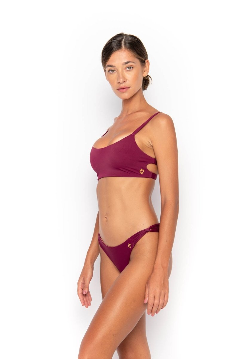 Sumatra, Plain, Reversible, Bikini Bottoms - Love Anchor Bali