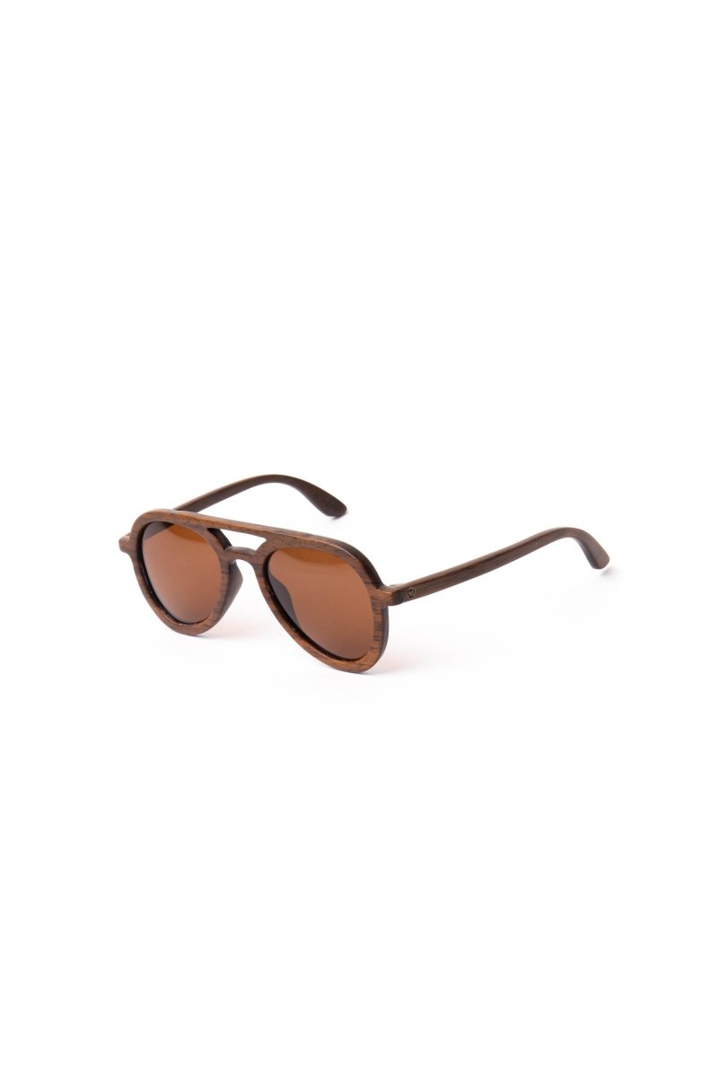 Sunglasses Aviator Round Rosewood - Love Anchor Bali