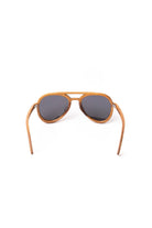 Sunglasses Aviator Round Teak Wood - Love Anchor Bali