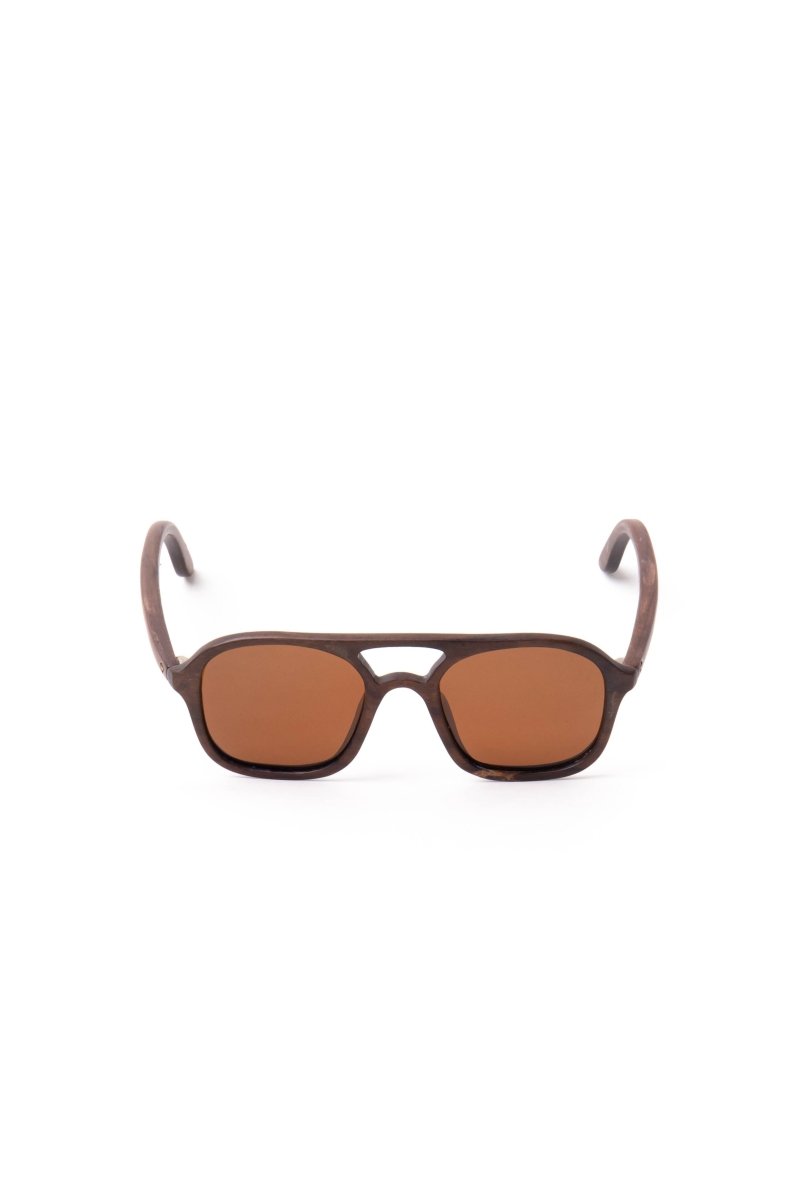 Sunglasses Aviator Square Rosewood - Love Anchor Bali