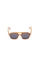 Sunglasses Aviator Square Teak Wood - Love Anchor Bali