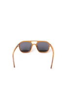 Sunglasses Aviator Square Teak Wood - Love Anchor Bali
