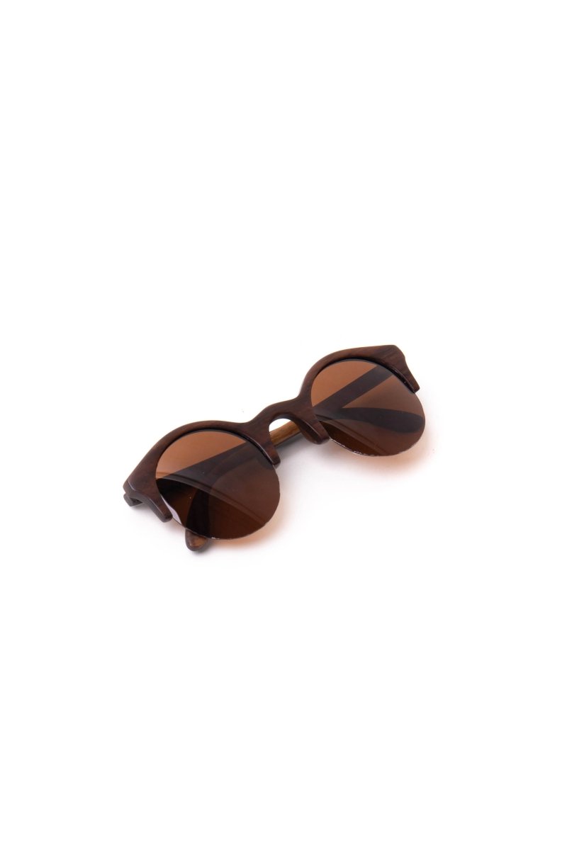 Sunglasses Halm Round Rosewood - Love Anchor Bali