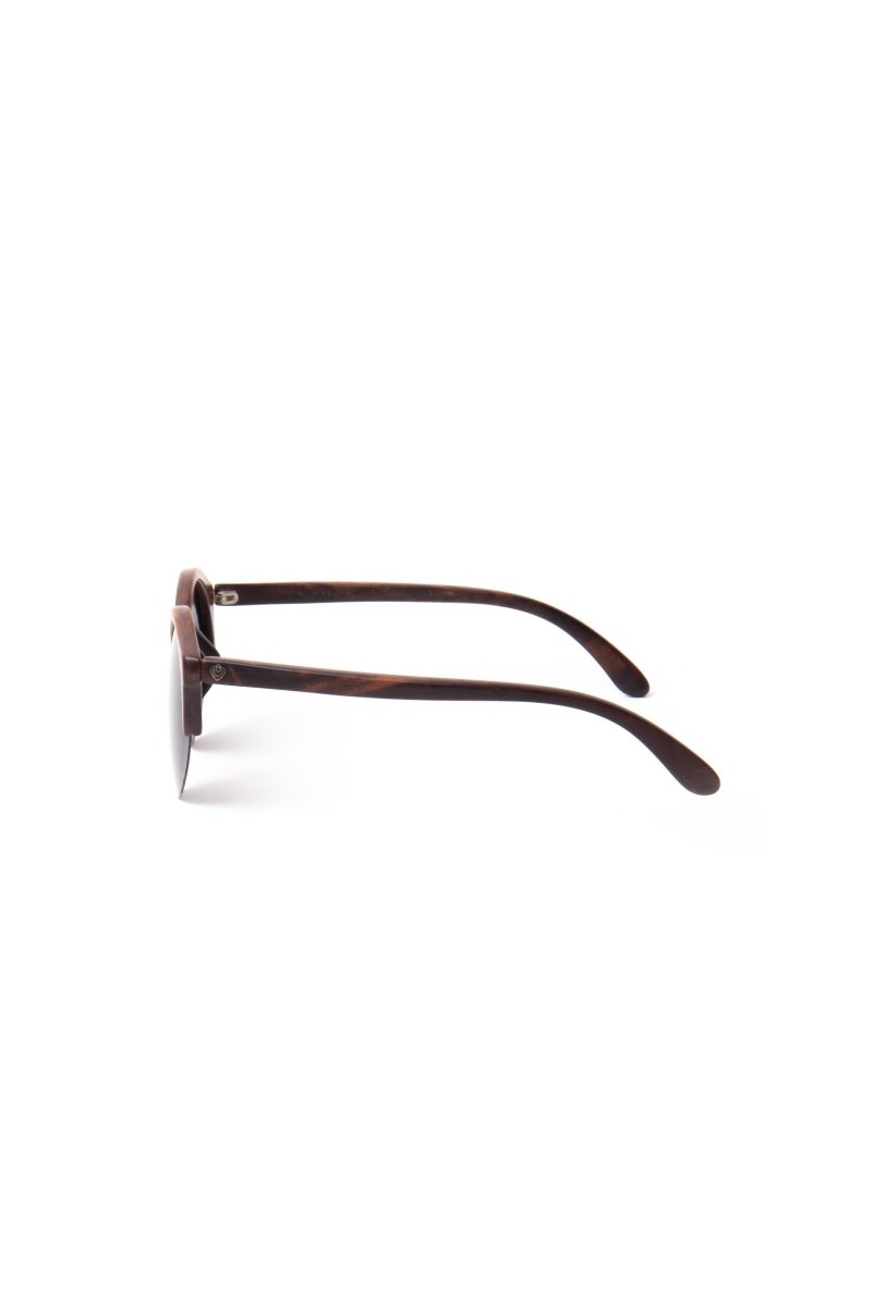 Sunglasses Halm Round Rosewood - Love Anchor Bali