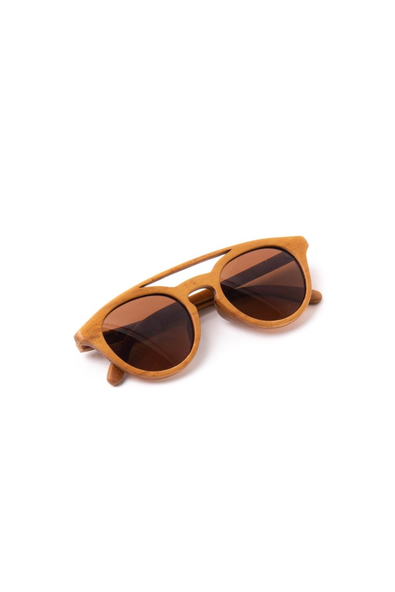 Sunglasses Police Teak Wood - Love Anchor Bali