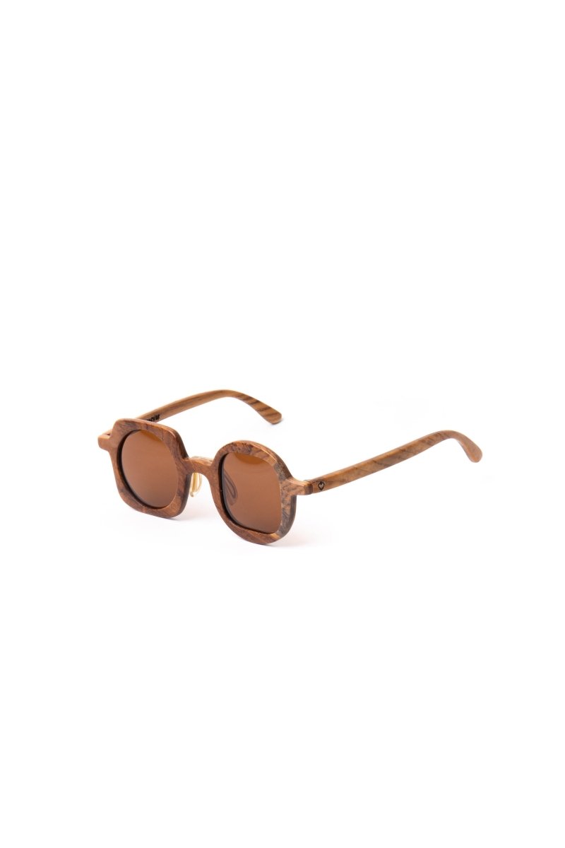 Sunglasses Pore Teak Wood - Love Anchor Bali