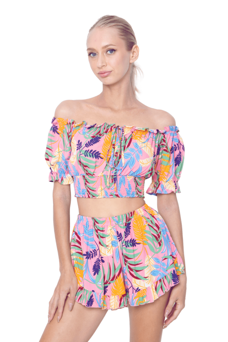 Sunset, Tropical, Short Pants - Love Anchor Bali