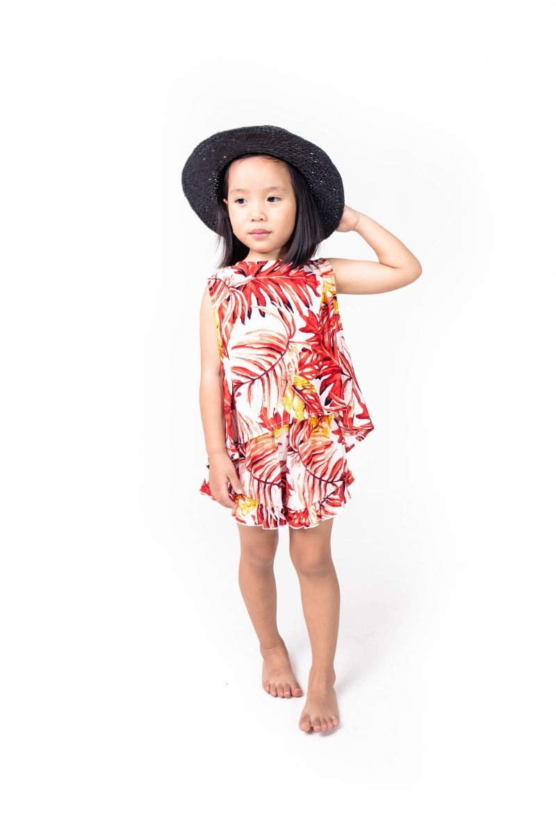 Sunset, Tropical, Short Pants - Love Anchor Bali