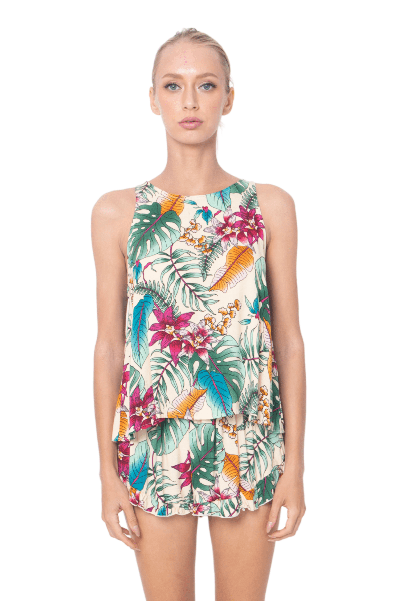 Sunset, Tropical, Short Pants - Love Anchor Bali