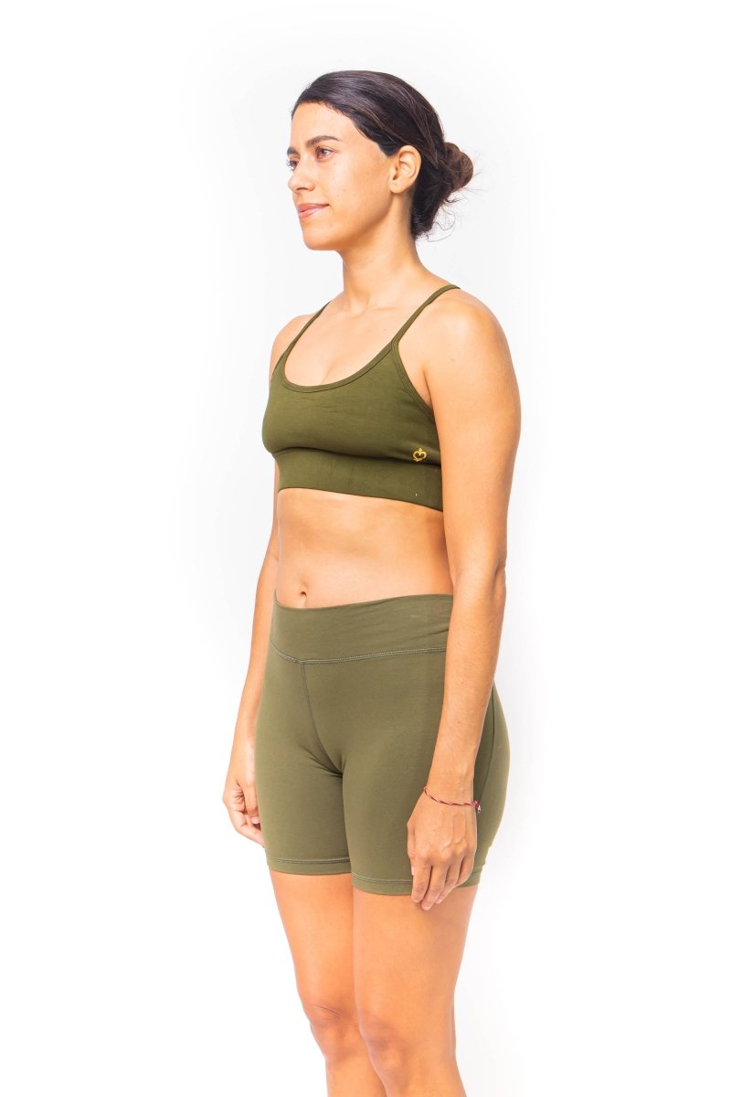 Teratai, Bamboo Spandex, Top Sport Yoga - Love Anchor Bali